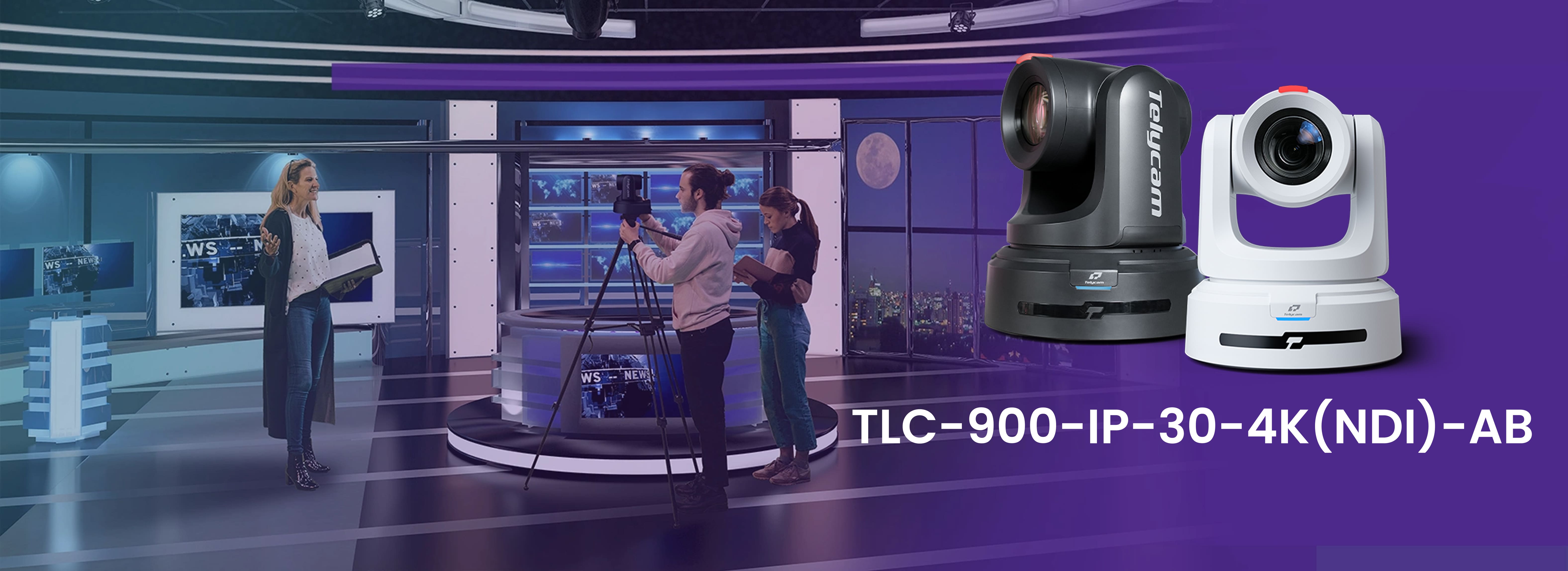 PTZ-камера Telycam TLC-900-IP-30-4K(NDI)-AB