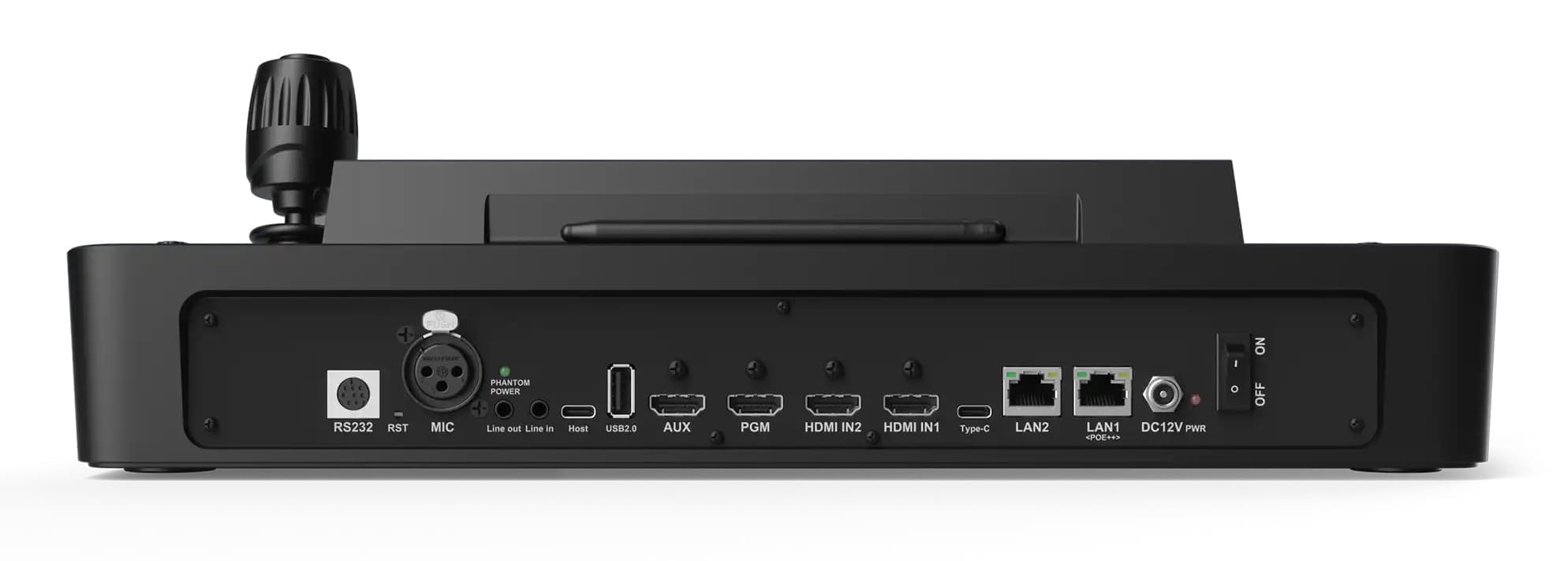 6 входов: HDMI, USB-C и IP (RTSP/RTMP/SRT/NDI)