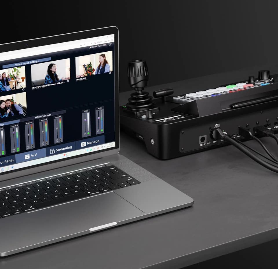 Аудиовходы XLR и 3,5 мм